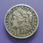 1900 Morgan Silver Dollar $1 Coin US Silver 0.9 Fineness Circulated Uncertified