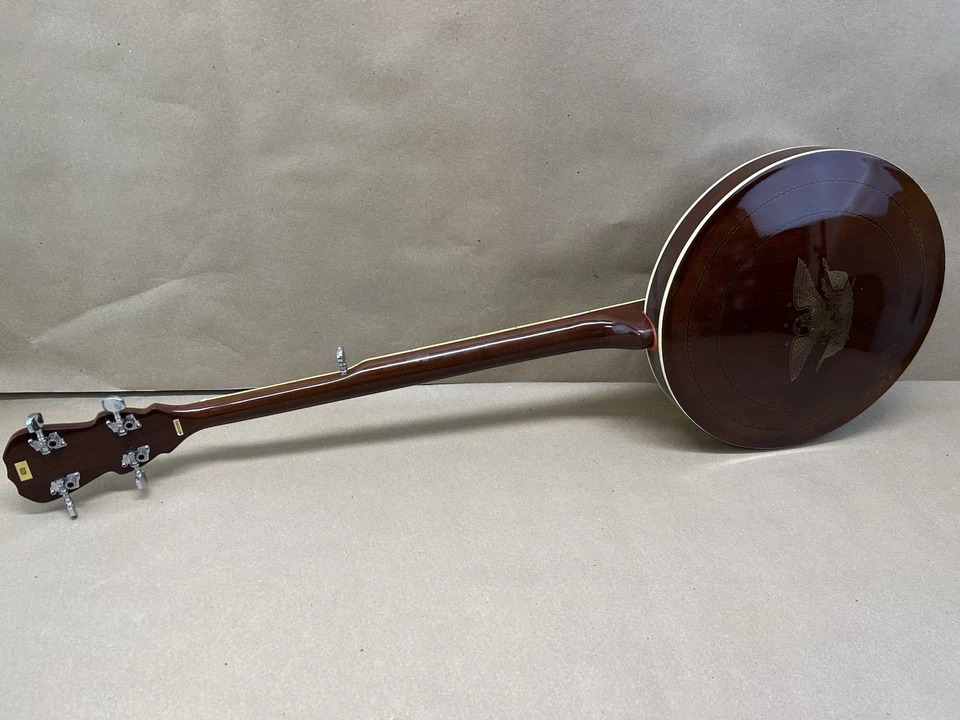 Vtg Harmony  Marquis H409 Double Eagle 5 String Banjo Closet Find Never Played - Image 3 of 4