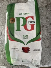 Pg Tips Tea Bags - 450 Count Original Pyramid Tea Bags Great Britain