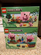Minecraft Legos 2 New Sets 🔥 Cherry Blossom Garden & Baby Pig House. 