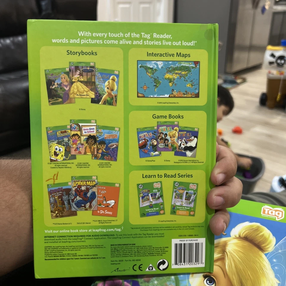 LeapFrog Tag LeapReader book — DISNEY’S CINDERELLA: THE HEART THAT BELIEVES-used - Image 2 of 2