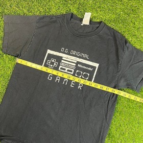 VTG Nintendo NES Controller O.G. Original Gamer Graphic T Shirt Black Retro M