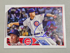 2023 Topps CALEB KILIAN Cubs In-Person Signed Autographed AUTO