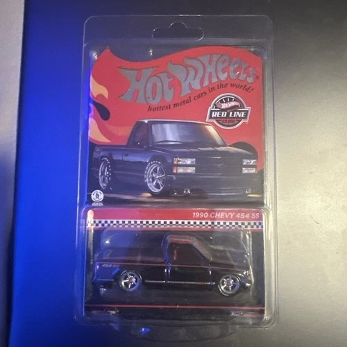 Hot Wheels 2022 Red Line Club RLC True Black 1990 Chevy 454 SS - "BLK RAT"