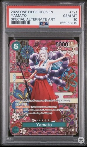 Yamato SP Foil OP01-121 Awakening of the New Era English One Piece TCG *PSA 10*
