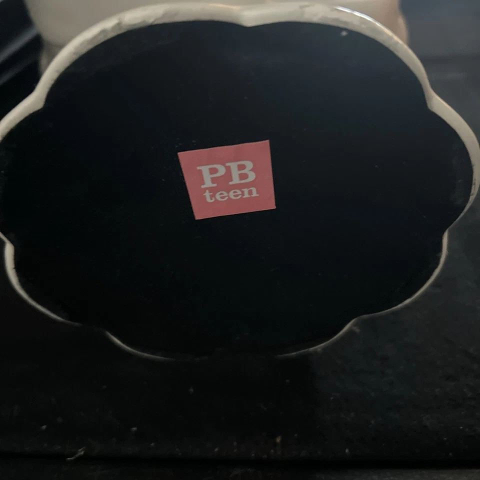 Pottery Barn PB Teen 2 Уровня Вращающаяся Ювелирная Стойка Органайзер Держатель Потертый Шик - Изображение 4 из 4