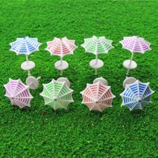 TYS13050 8pcs Model Trains O Gauge 1:50 Sun Umbrella Parasol Garden Sea Beach