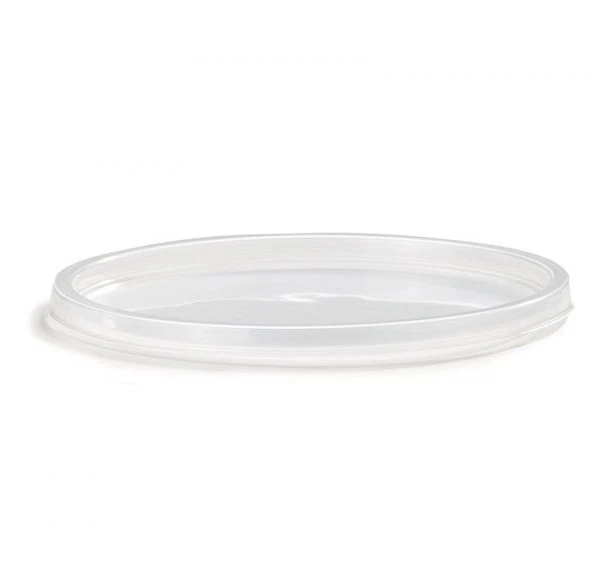 HomeFresh® Clear Polypropylene Lid - Fits 8 oz, 16 oz, 32 oz Containers (Pack...