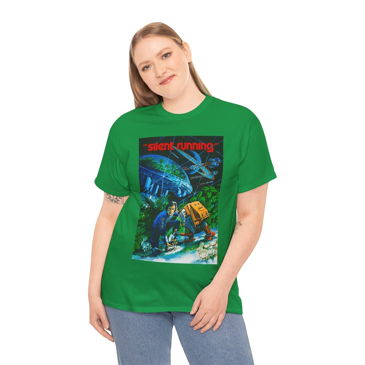 1972 Tshirt Silent Running T Shirt GODZILLA GIGAN T-SHIRT