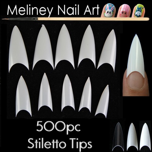500/600Pc Puntas francesas Uñas Oval Cuadrado Largo Corto Falso Falso Dedo Artificial - Imagen 30 de 46
