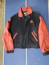 Vintage iDENTITY Swingster NAPA Leather Racing Varsity Jacket