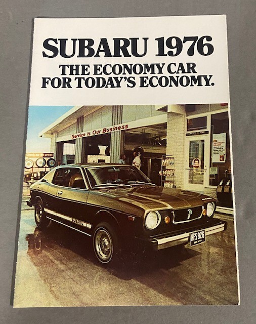 1976 SUBARU LINE SALES BROCHURE SEDAN WAGON GL HARDTOP | eBay