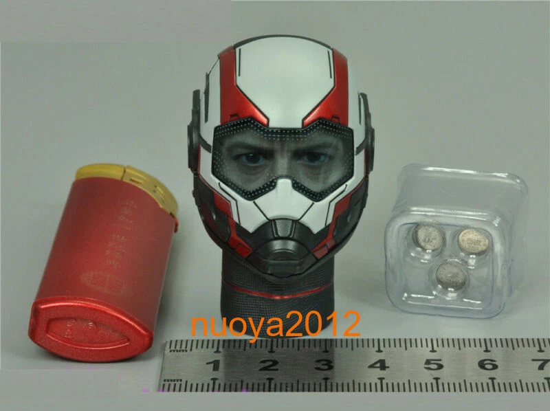 Hottoys 1:6th MMS537 Tony Stark homem capacete cabeça modelo para boneco masculino 12" - Imagem 2 de 4