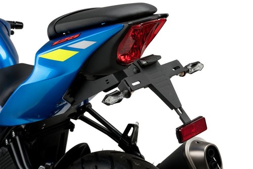 Puig 22420N Kennzeichenhalter - Verstellbar Mit Blinkern Für Yamaha MT-07