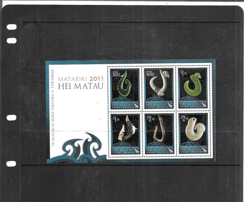 NEW ZEALAND 2011. MAORI CULTURE. MINI SHEET. MINT FULL GUM . AS PER THE SCAN.
