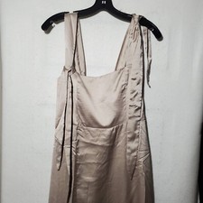 Show Me Your Mumu Taylor Tube Maxi Dress Size Medium Luxe Satin NWT