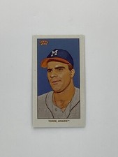 Joe Torre 2024 Topps 206 Sweet Caporal Back Milwaukee Braves