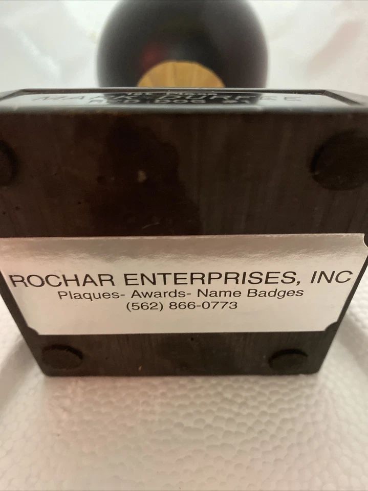 Award First Place 8 Ball Vintage Mark Durfer Red Dog #1 Champion - Image 3 of 4