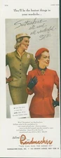 1950 Handmacher Wool Suitmakers Suit Stylish Fashion Folder Wardrobe Ad LHJ7