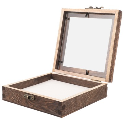 Wooden Frame Picture Specimen Display Box Container Holder Butterfly