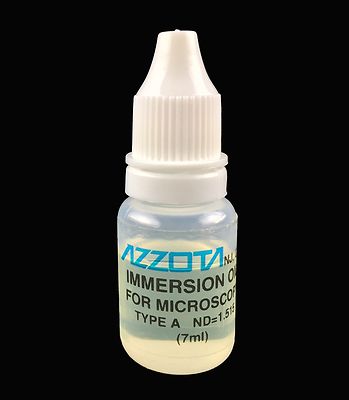 Azzota® Microscope Immersion Oil 7ml (One Bottle) | eBay