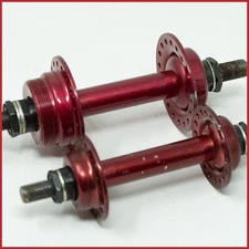NOS OFMEGA BMX HUBS 36h HOLES VINTAGE OLD SCHOOL 70s 80s STEEL SOLID AXLE
