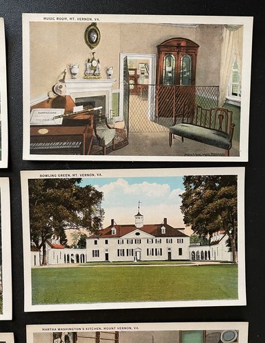 Mount Vernon Virginia George Washingtons Home Postcard Lot of 18 Different Views - Picture 5 of 11