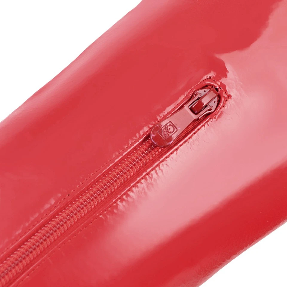 Ladies Shoes Zip Up Over Knee Platform High Heels Pole Dance Boots AU Size b127 - Image 4 of 4