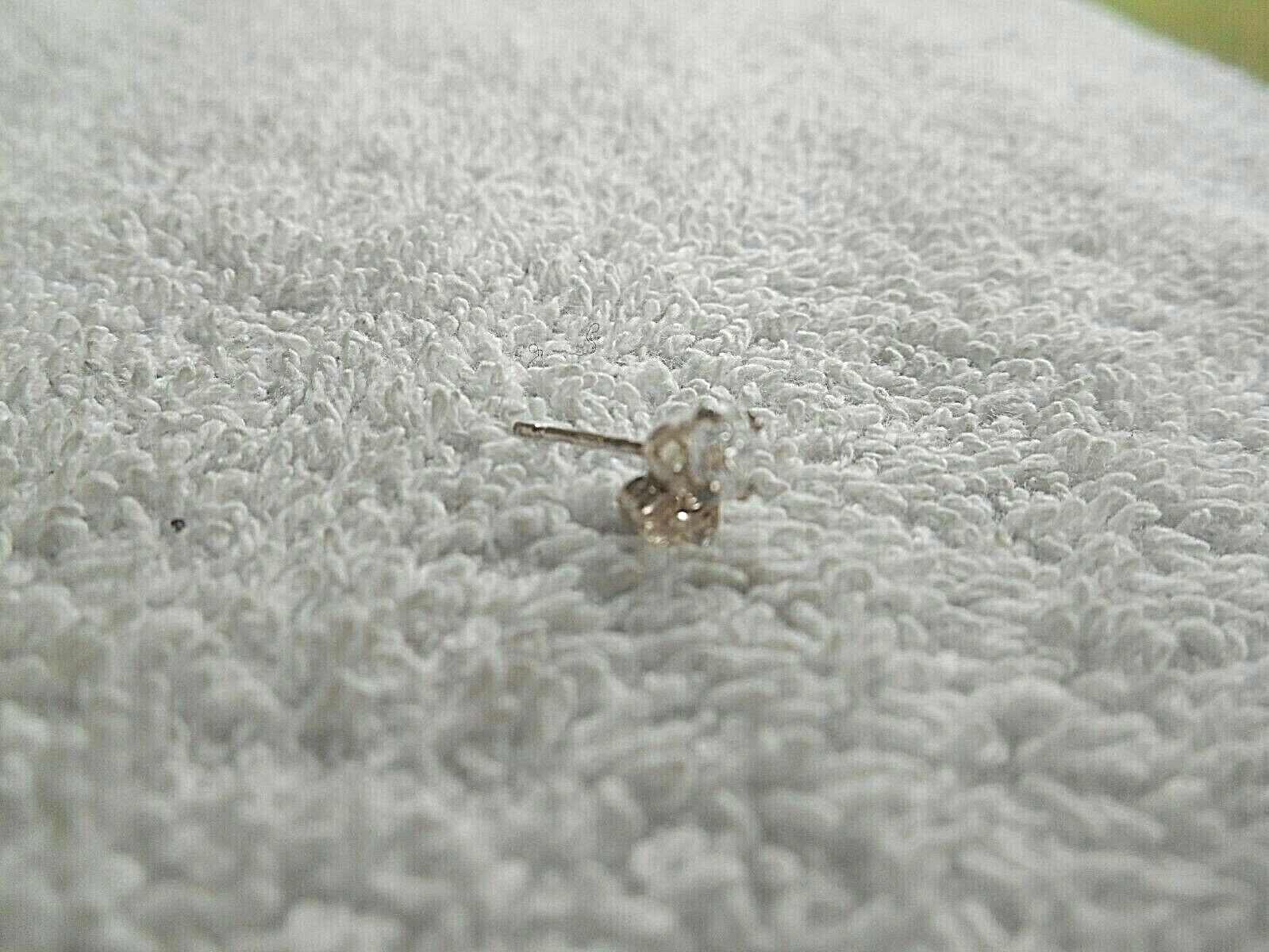 .925 STERLING SILVER SINGLE SOLITAIRE EARRING 25 … - image 7