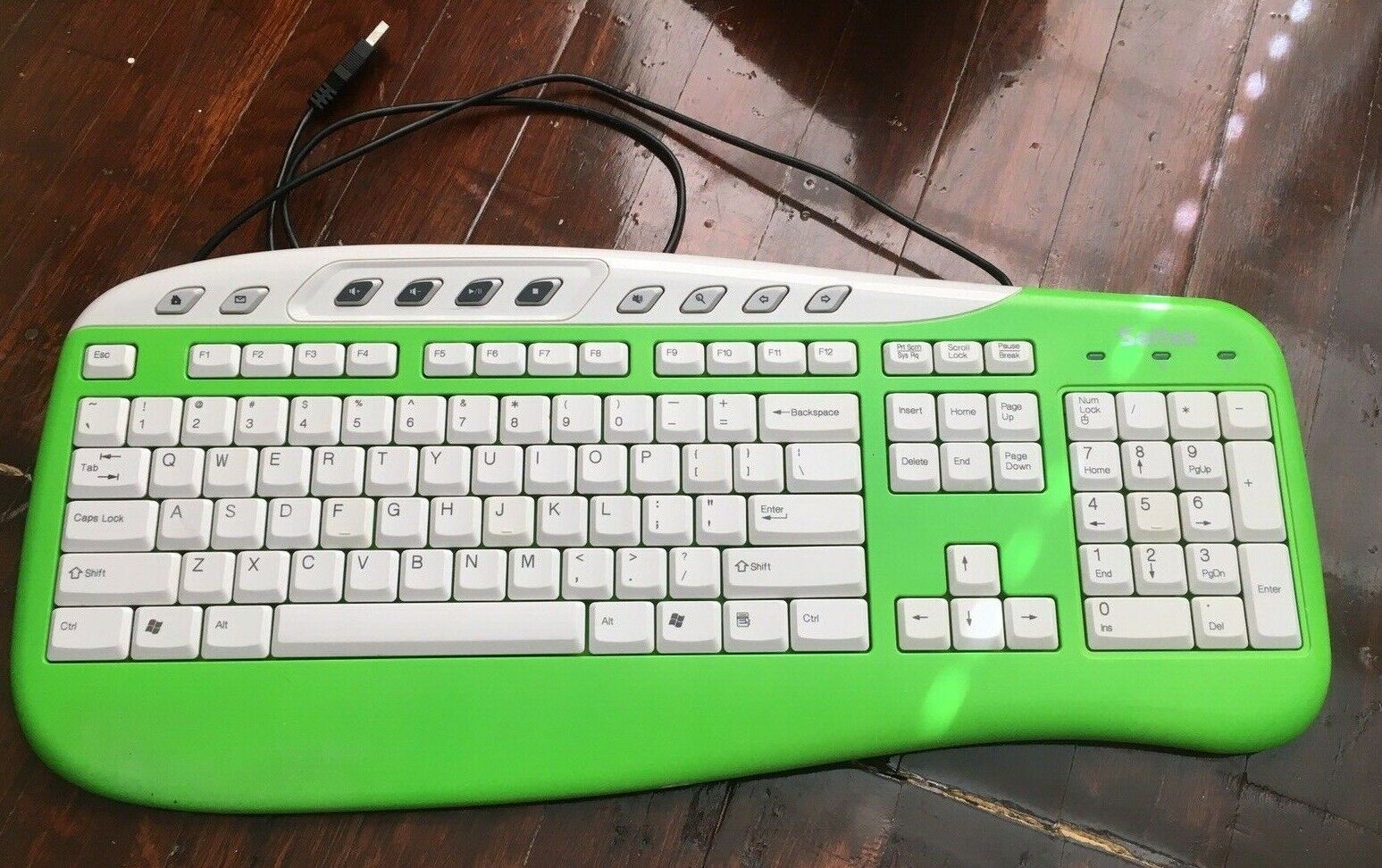 Green Saitek Green Ku 0503 Wired Keyboard