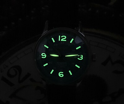 Boîtier + Cadran RAKETA 2609HA Aviator 38mm - Neuf Avec étiquettes, Style Vintage Luxe