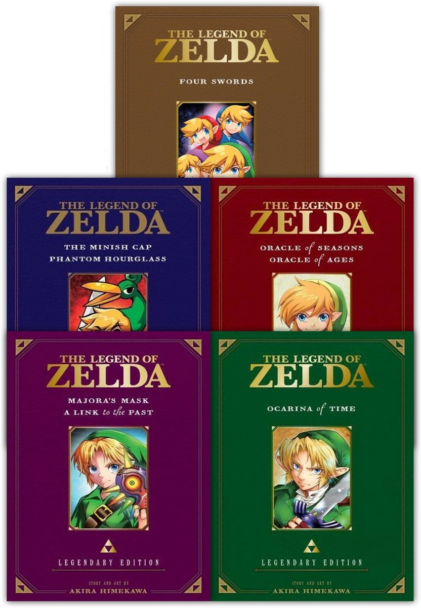 The Legend of Zelda Legendary Paperback Edition Vol 1-5 Collection