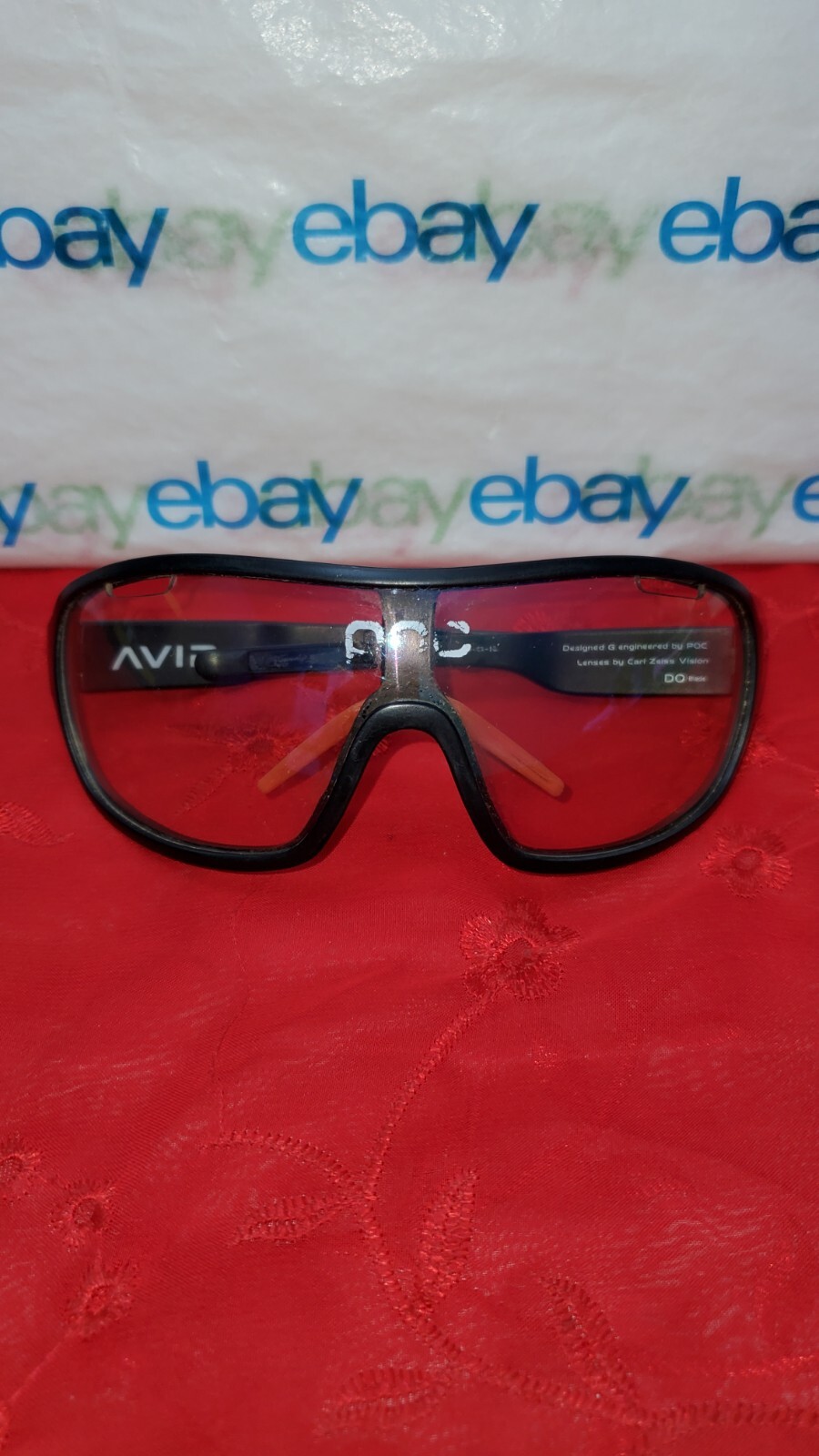 POC DO Blade Black AVIP Wrap Unisex Sunglasses Cycling