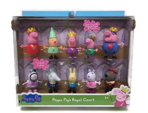 peppa pig royal court 10pk