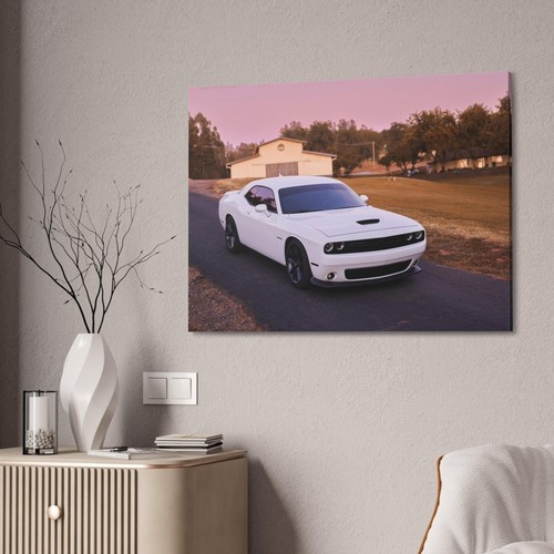 Dodge Challenger High Resolution Museum Quality Horizontal Canvas Print #004 - Picture 2 of 10