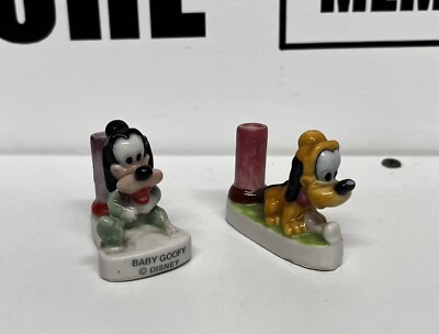 Baby Pluto und albernes Porzellan Disney Geburtstag Kuchen Kerzenhalter