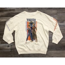 Marvel Black Panther Wakanda Forever Sweatshirt Adult Large