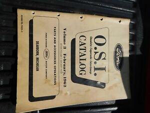 1950's - 1962 FORD OBSOLETE SUPERSEDE INTERCHANGE OSI PARTS CATALOG