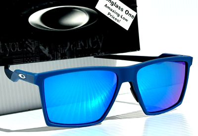 NEW Oakley FUTURITY SUN Satin Ocean Blue PRIZM Sapphire Lens
