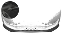 CSR Cup-Spoilerlippe ABS Carbon Look Mit ABE FüR Skoda Octavia 3 (Typ 5E)