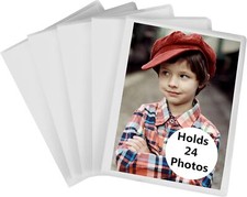 Iconikal 24-Photo Clear Cover Photo Album, 5 x 7-Inch, 5-Pack 5 x 7,