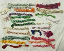 DMC KREINIK & PETALS MULTICOLOR TWISTED  EMBROIDERY THREAD 23 CT LOT NWT #8 CR30