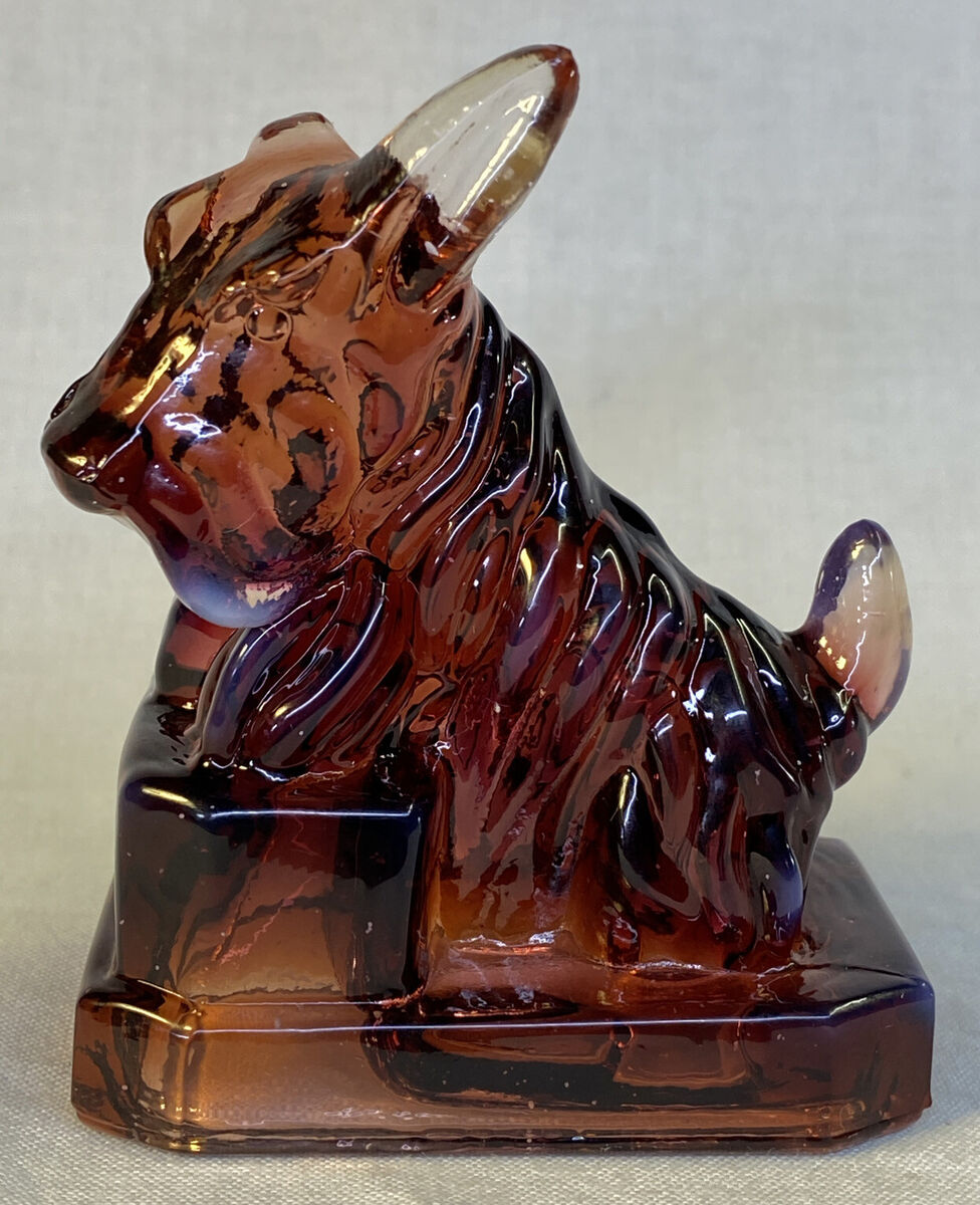 Boyd Art Glass JB Scottie Dog Number 54 In Cranberry | eBay