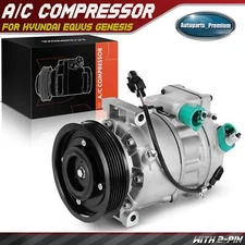 AC Compressor w/ Clutch for Hyundai Equus 2011-2013 Genesis 2009-2013 5.0L 4.6L