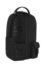 Sprayground Triple Black Backpack Shark In Paris Global Back To School Books Bag