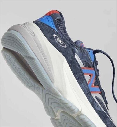 KITH × New Balance 990V6 Ronnie Fieg & MSG Navy U990KR6 Men's Size