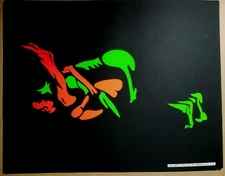 EROS 3 VINTAGE 1971 BLACKLIGHT POSTER PRO ARTS By Warren Dillon 16.5 x 21.5 N/M