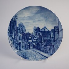 Fürstenberg Wandteller Vlotho Langestraße um 1900 Nr. 4 - D 24 cm