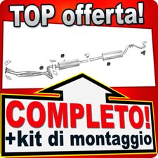 Scarico Completo per FORD TRANSIT & TOURNEO 2.5 D SWB Motore: D25P 1996-2000