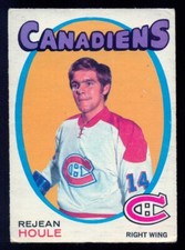 1971-72 OPC O PEE CHEE Hockey NHL #147 Rejean Houle EX Montreal Canadiens rc